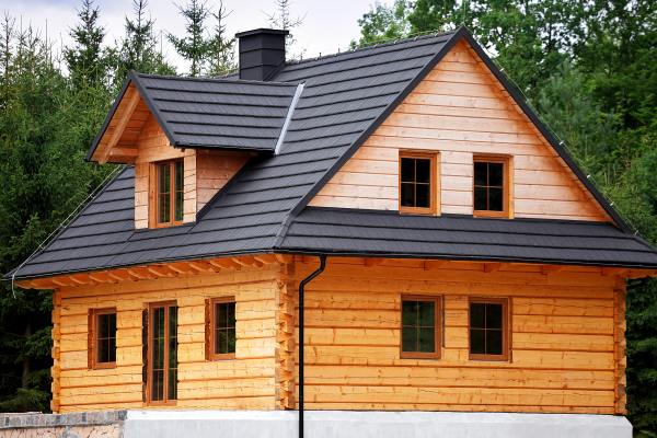 деревяний будиночок - колір біла акація